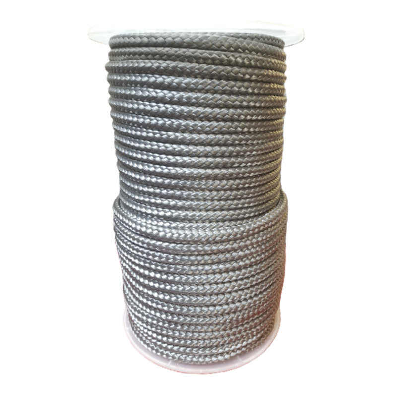 Lina polipropylenowa 12mm bezrdzeniowa szara