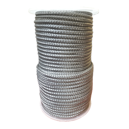 Lina polipropylenowa 12mm bezrdzeniowa szara