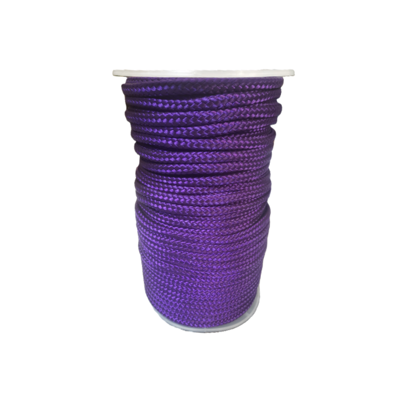 Lina polipropylenowa 12mm bezrdzeniowa fioletowa